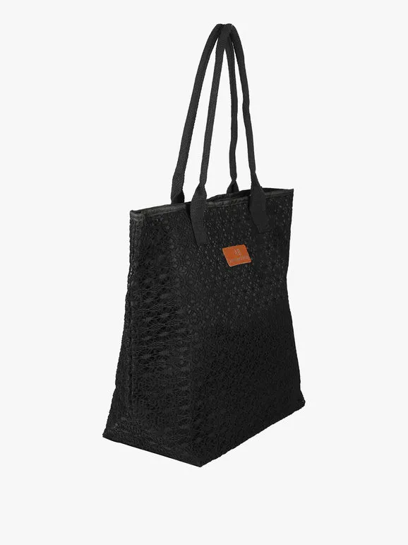 Antonio Basile Bolso de playa con bordado