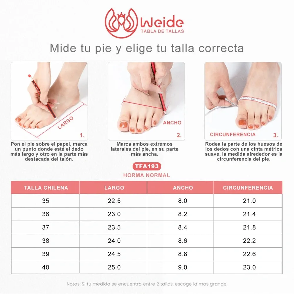 BOTAS DE NIEVE MUJER NEGRO WEIDE TFA193