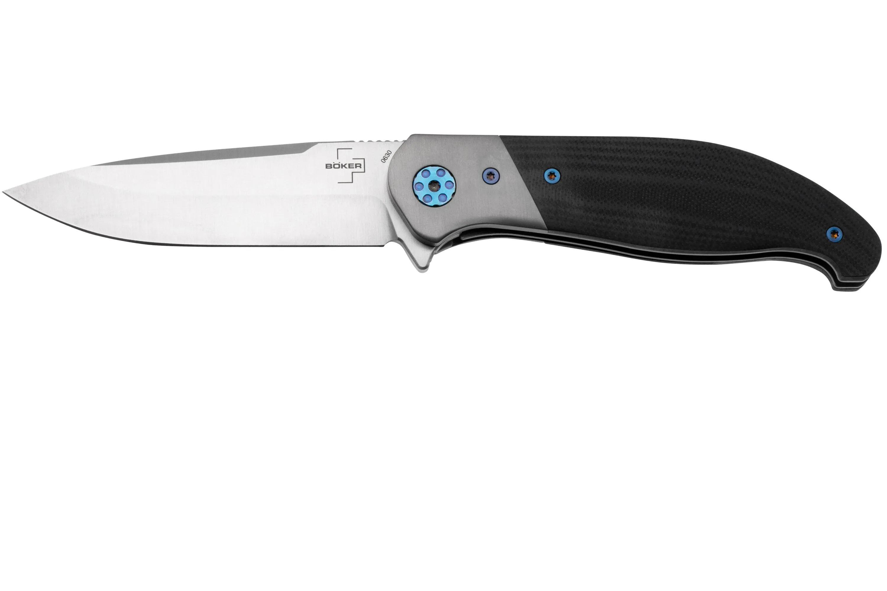 Böker Plus Undertow 01BO694 Satin D2, Black G10, navaja, Lorien Arnold design