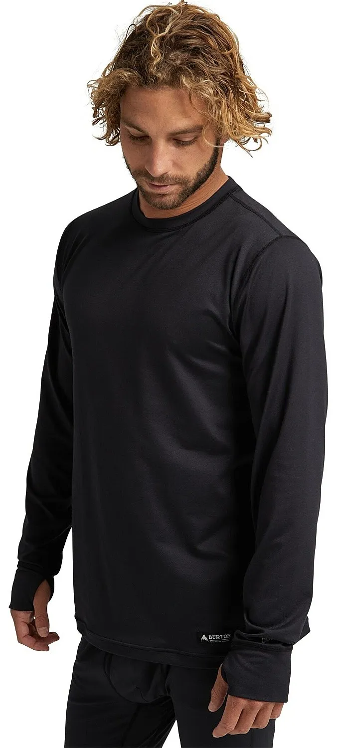 CAMISA BURTON MIDWEIGHT CREW LS  TRUE BLACK  MEN´S