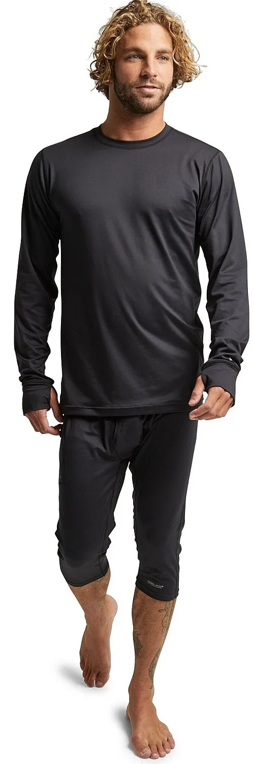 CAMISA BURTON MIDWEIGHT CREW LS  TRUE BLACK  MEN´S