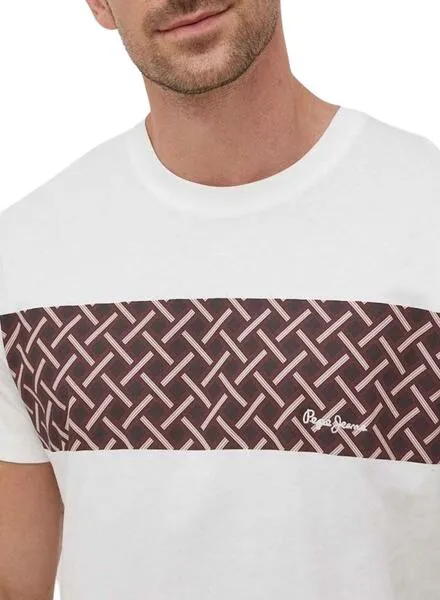 Camiseta Pepe Jeans Kane Beige Para Hombre