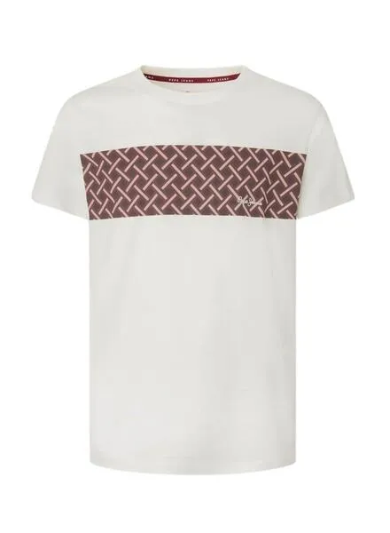 Camiseta Pepe Jeans Kane Beige Para Hombre