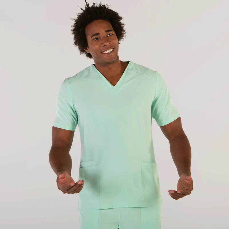CAMISOLA PICO VERDE AGUA MICROFIBRA 360 TADEO  GARY'S