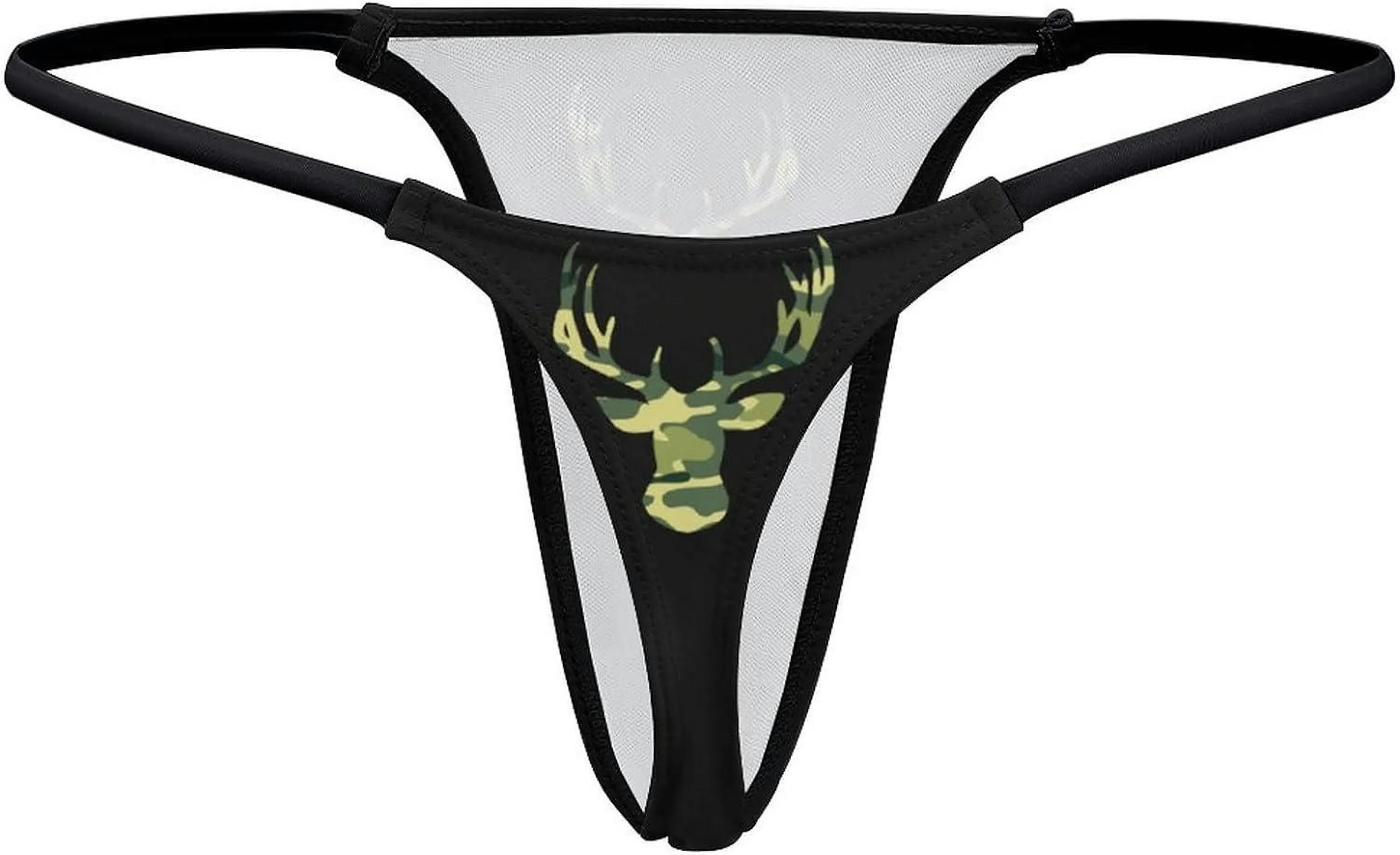 CAMO ARCHERY DEER GSTRING THONGS WOMEN'S TBACK UNDERWEAR PANTYWE560