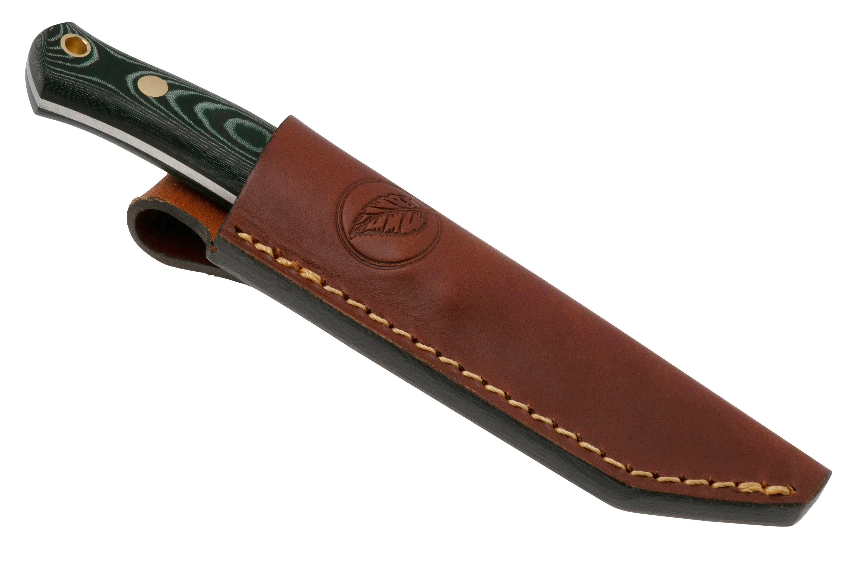 Casström No. 8 SFK 12807 Green Micarta, cuchillo fijo