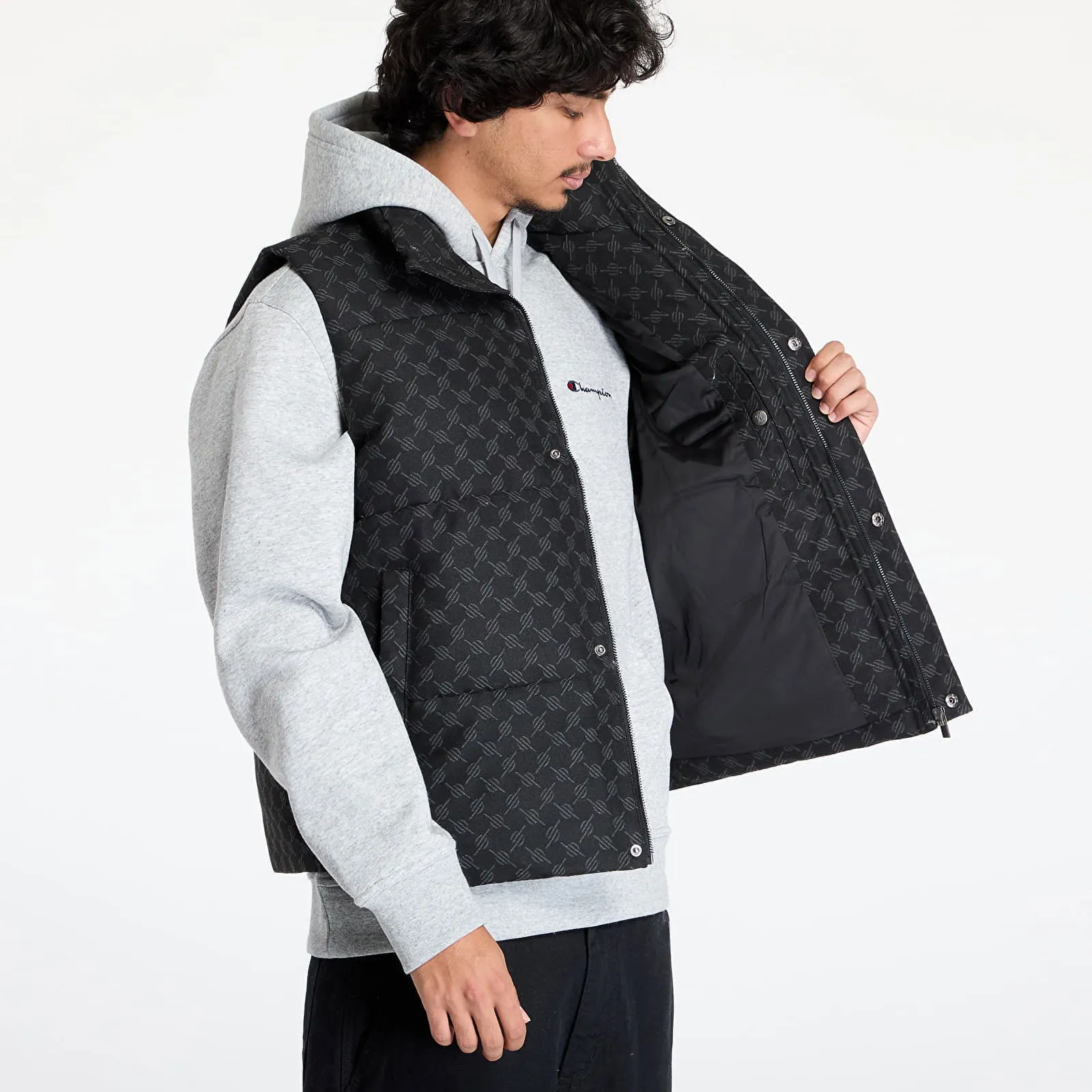 DAILY PAPER Pondo Cotton Monogram Bodywarmer