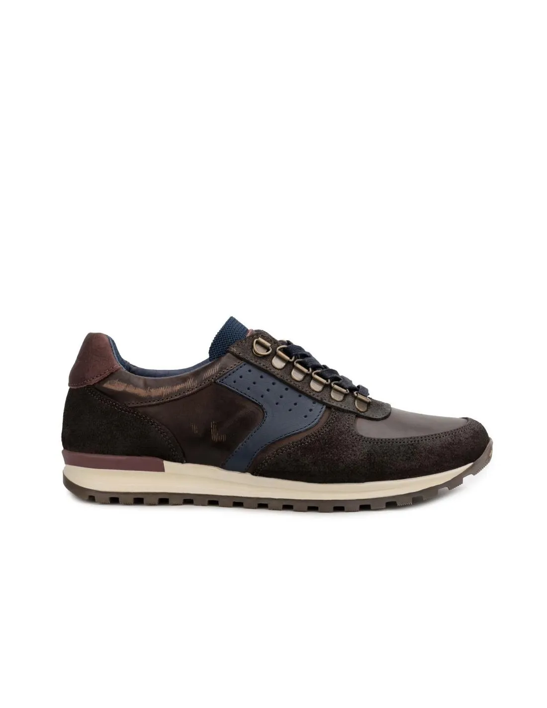 Deportivas Piel Marrones Hombre
