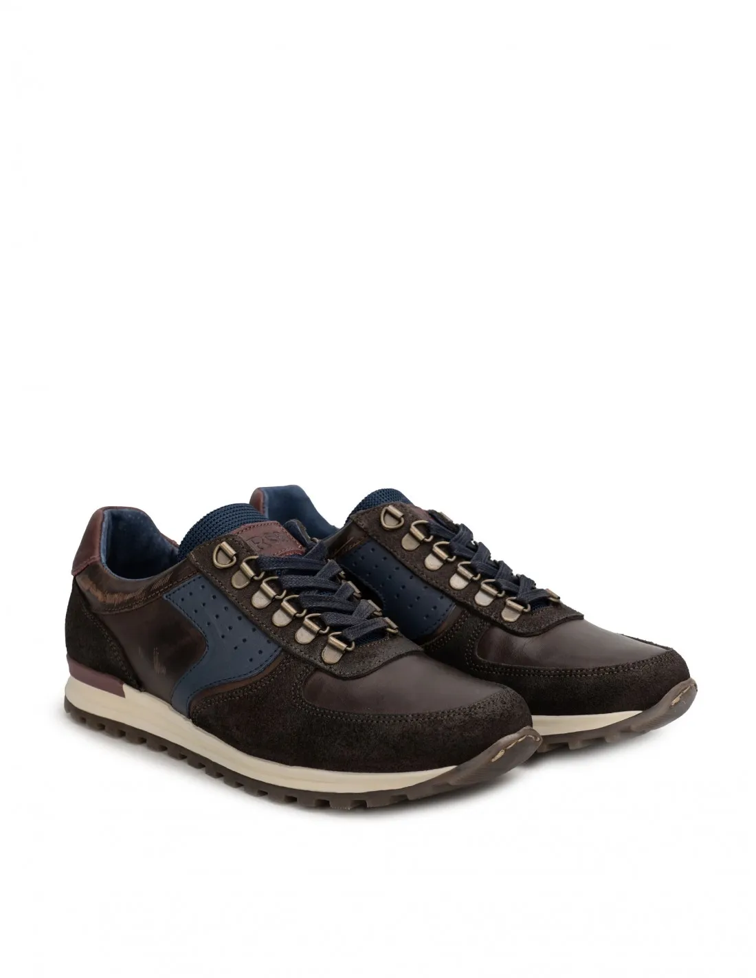 Deportivas Piel Marrones Hombre