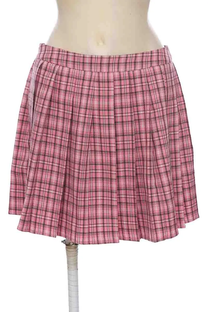 FALDA COLOR ROSADO  SHEIN