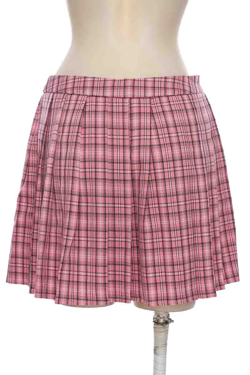 FALDA COLOR ROSADO  SHEIN