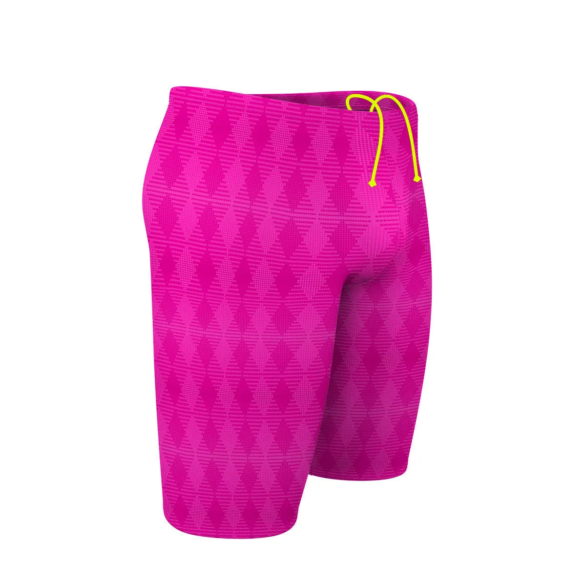 HOT PINK PLAID  JAMMER SWIMSUIT