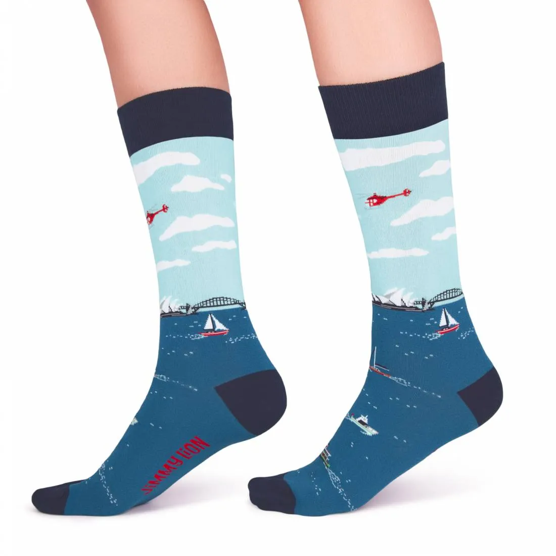 JIMMY LION  CALCETINES SYDNEY BLUE