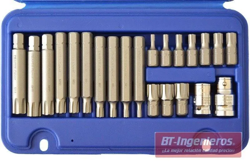 Juego de puntas Ribe. 22 piezas