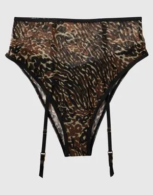 La Senza Layered High Waist Garter Panty