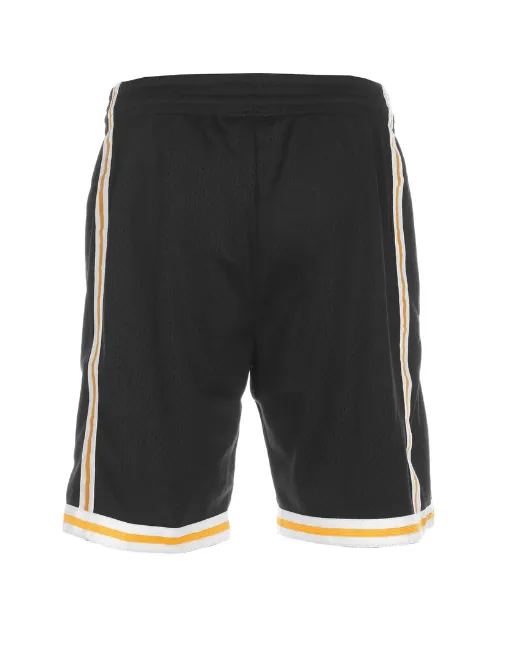 mitchell & ness bermuda los angeles lakers Schwarz Team Farbe Swingman