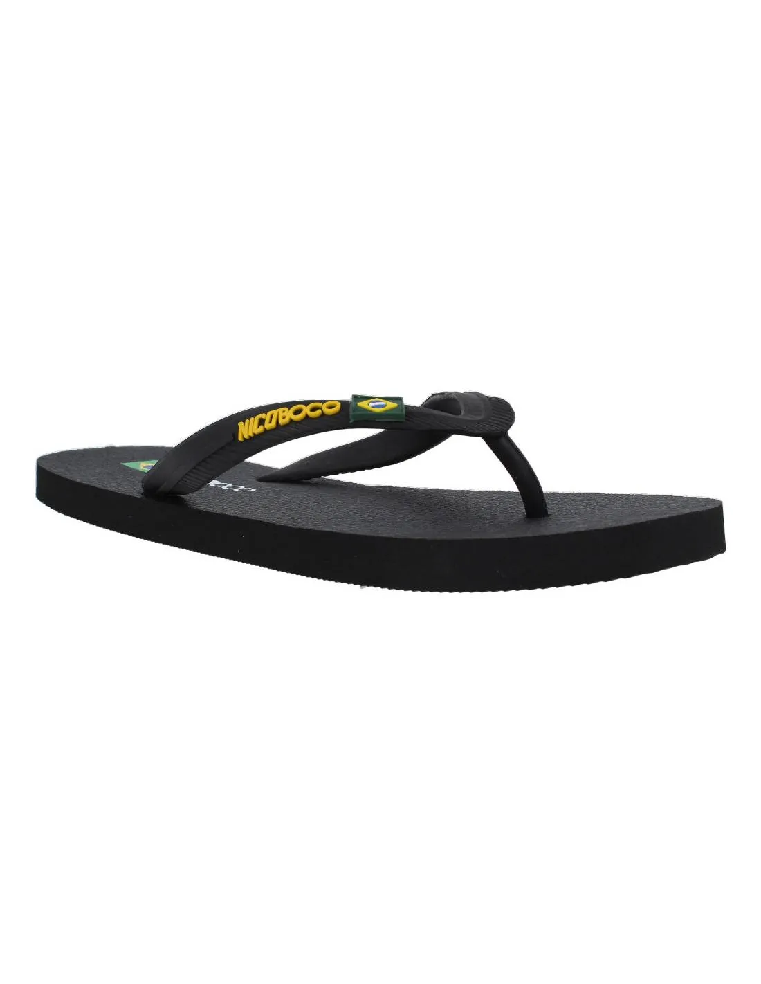 NICOBOCO  CHANCLAS DEDO BRASIL NEGRO