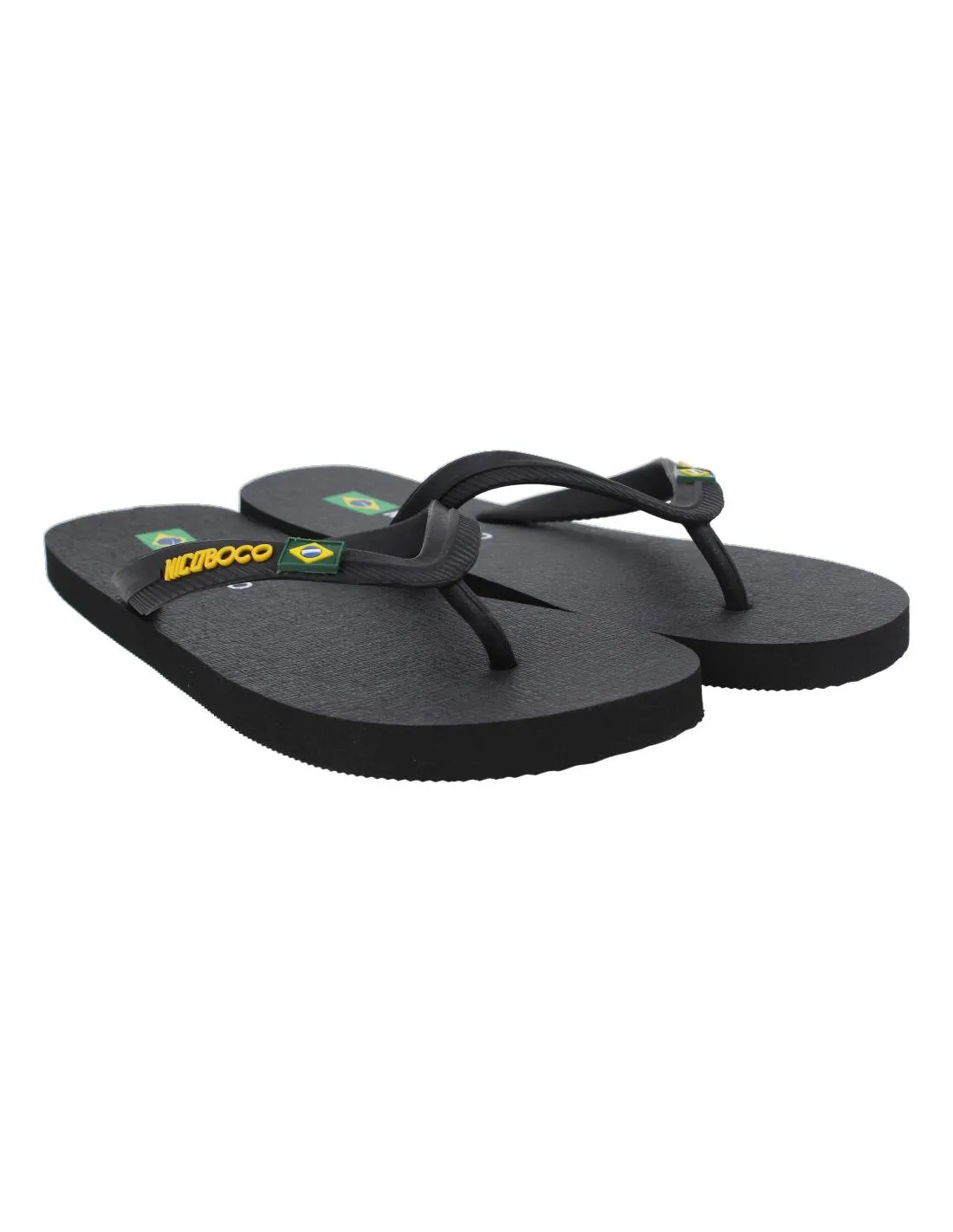 NICOBOCO  CHANCLAS DEDO BRASIL NEGRO