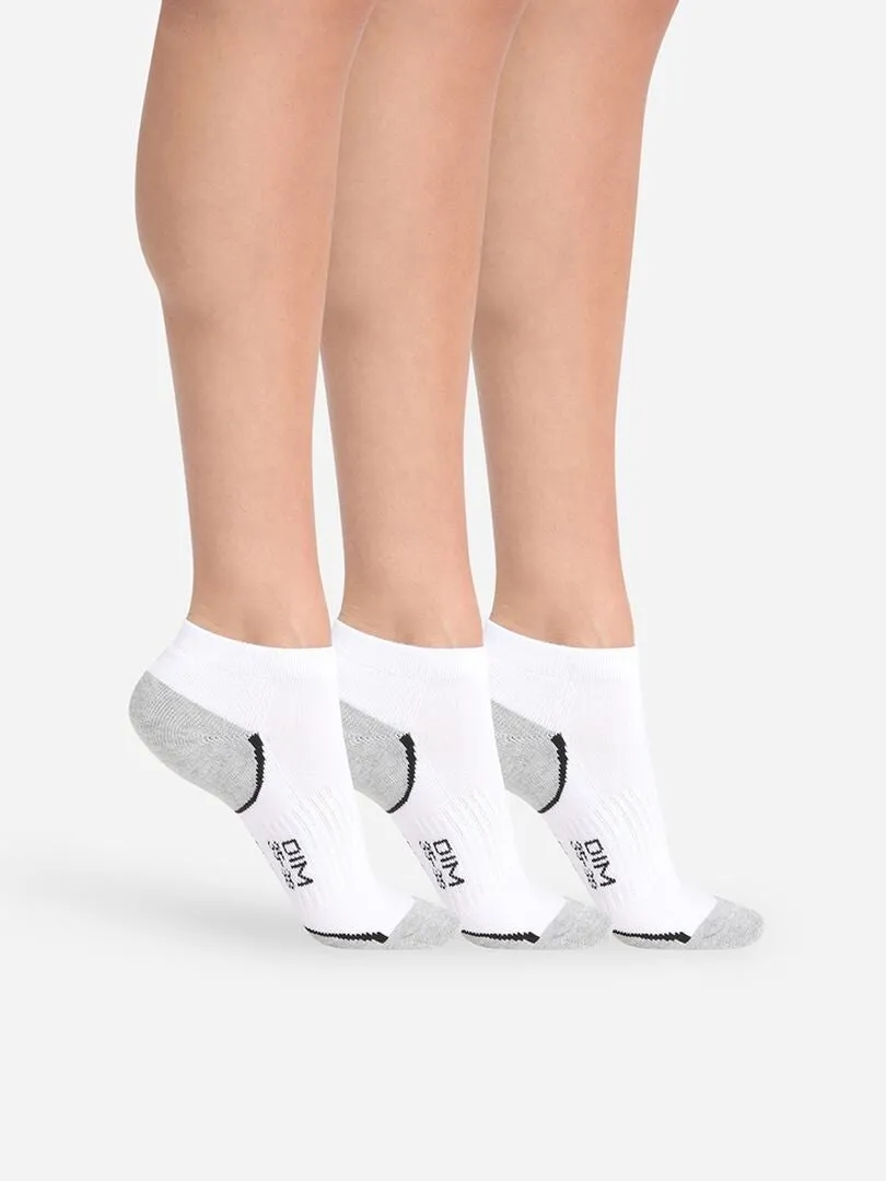 PACK DE 3 PARES DE CALCETINES CORTOS 'DIM'  BLANCO