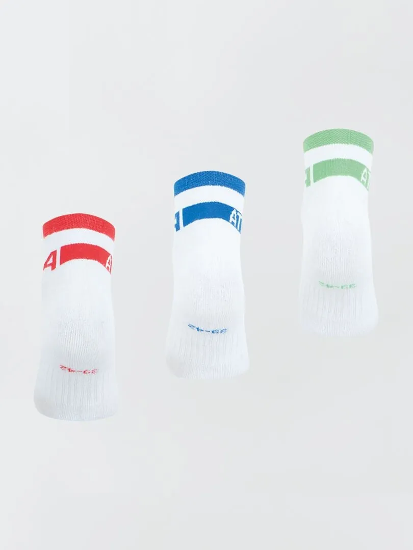 PACK DE 3 PARES DE CALCETINES 'ATHENA'  BLANCO