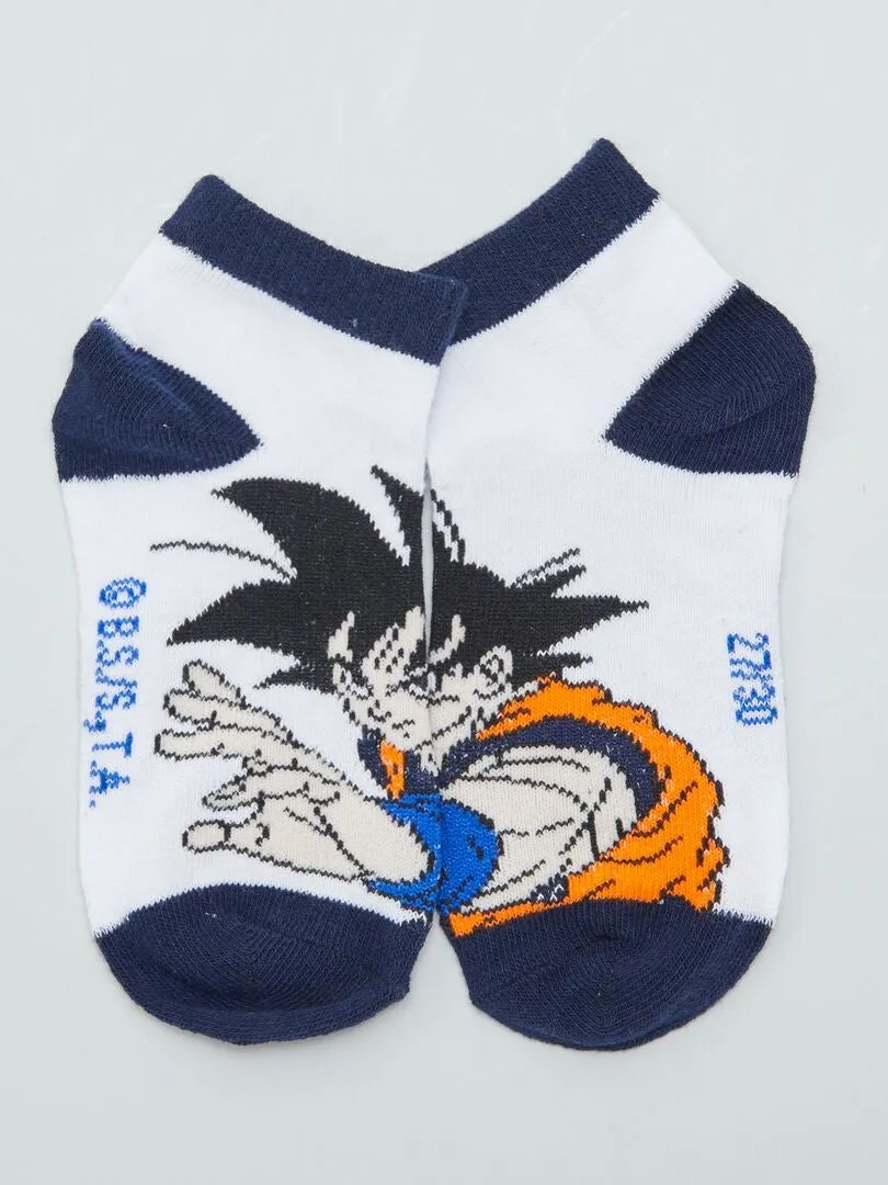 PACK DE 3 PARES DE CALCETINES 'DRAGON BALL Z'  BLANCO