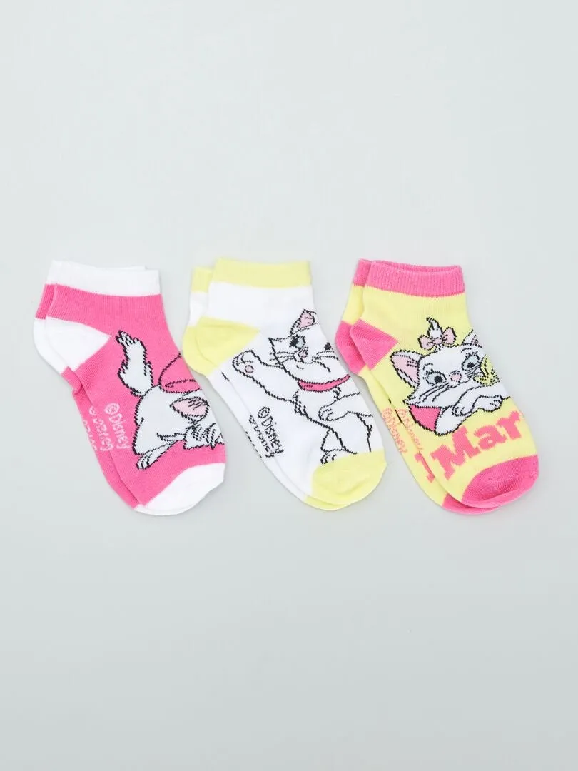 PACK DE 3 PARES DE CALCETINES 'MARIE'  ROSA