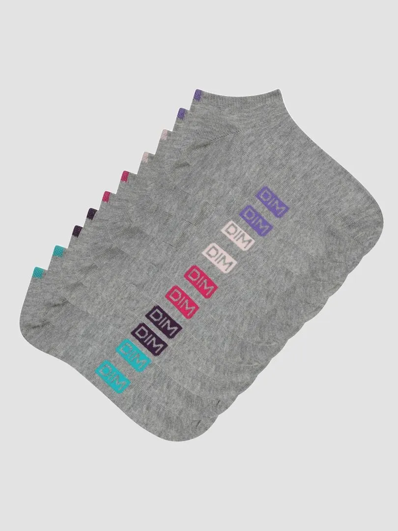 PACK DE 5 PARES DE CALCETINES 'DIM'  GRIS
