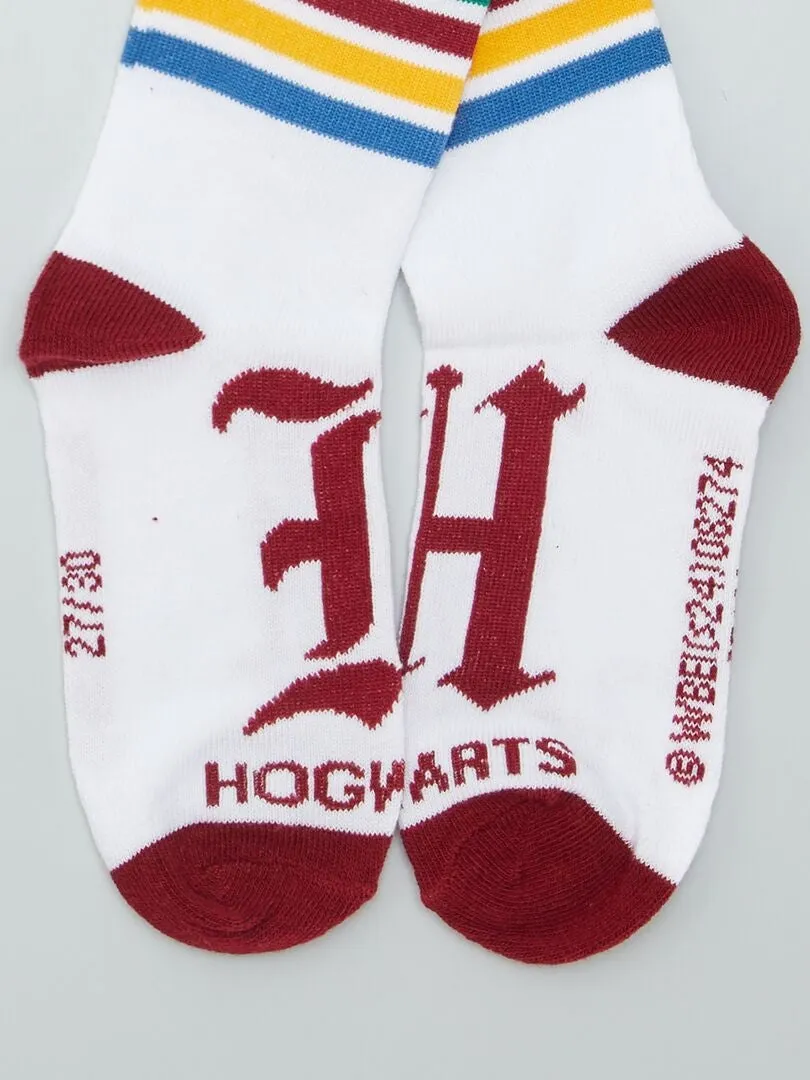 PACK DE CALCETINES 'HARRY POTTER'  3 PARES  BLANCO