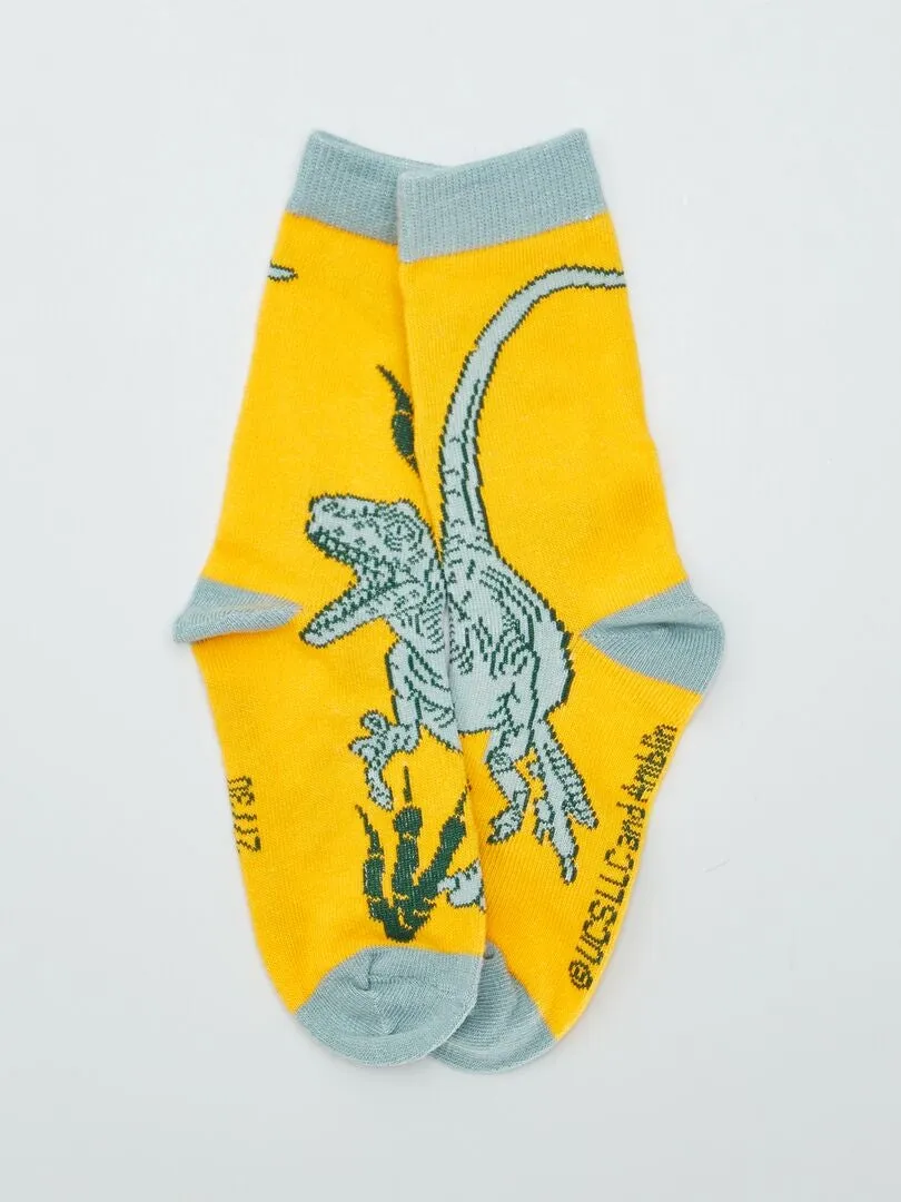 PACK DE CALCETINES 'JURASSIC WORLD'  VERDE
