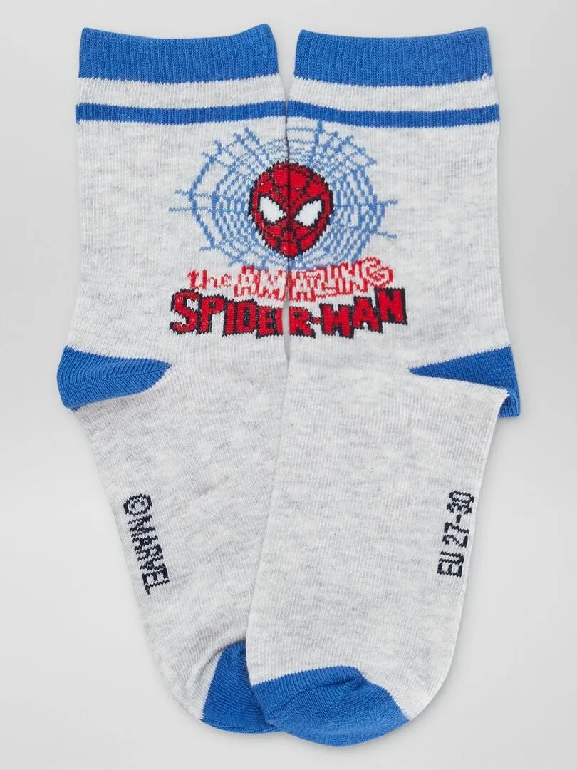 PACK DE CALCETINES 'SPIDERMAN'  5 PARES  AZUL