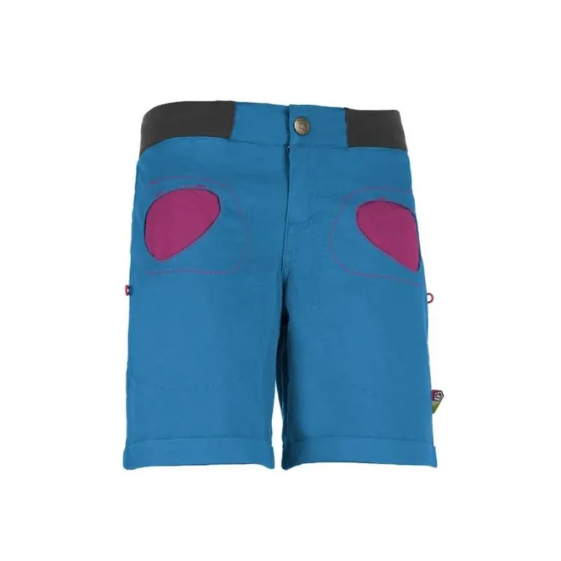Pantalones cortos de escalada para mujer E9 Onda Short (KINGFISHER)