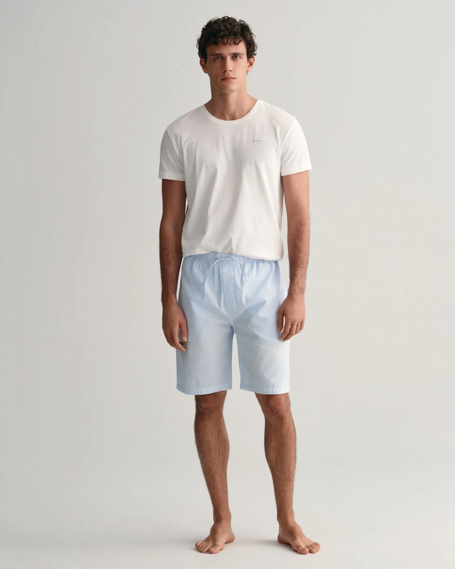 Pantalones cortos de pijama a rayas