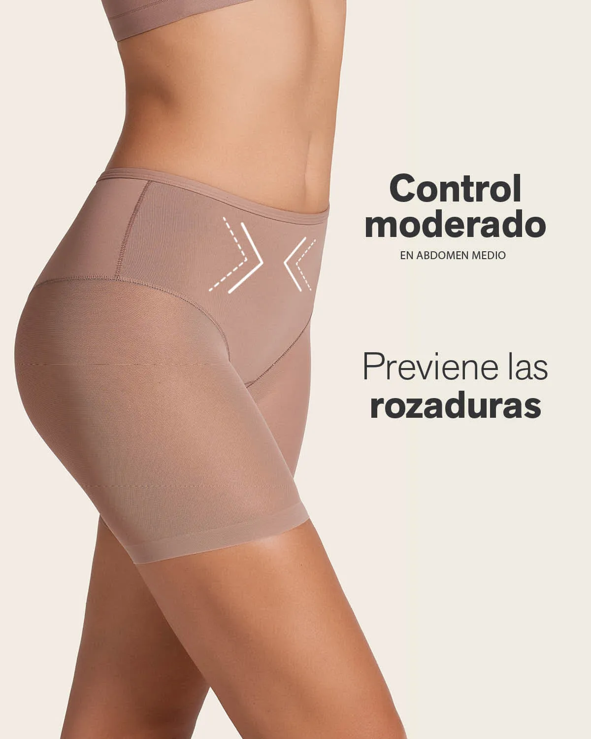 Panty faja invisible de control efecto brasilera