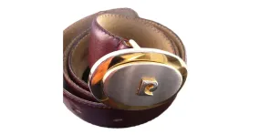 Pierre Cardin Cinturones Burdeos 