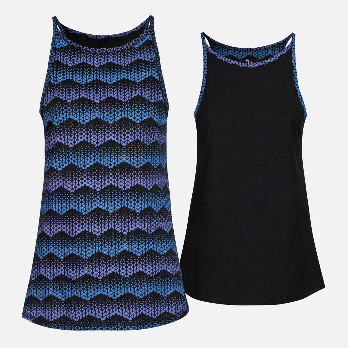 POLERA MUJER BICURIOSA PRINT NEGRO HAKA HONU