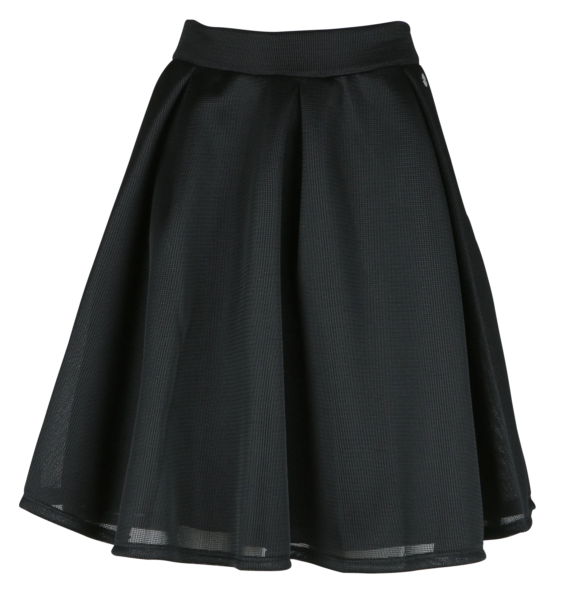 REPETTO Falda de malla evasé 3D en negro
