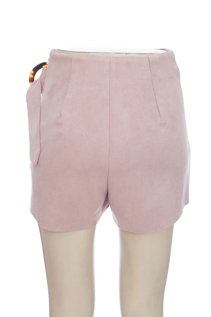 SHORT COLOR ROSADO  ZARA