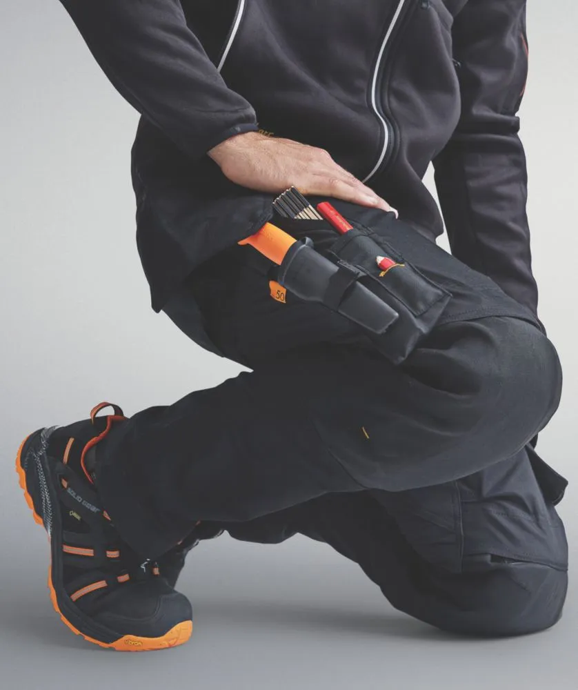 Snickers AllroundWork, pantalón elástico, negro (cintura 33