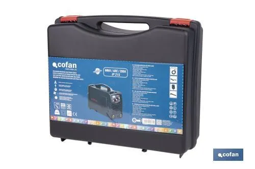 Soldador inverter eléctrico MMA 200 A