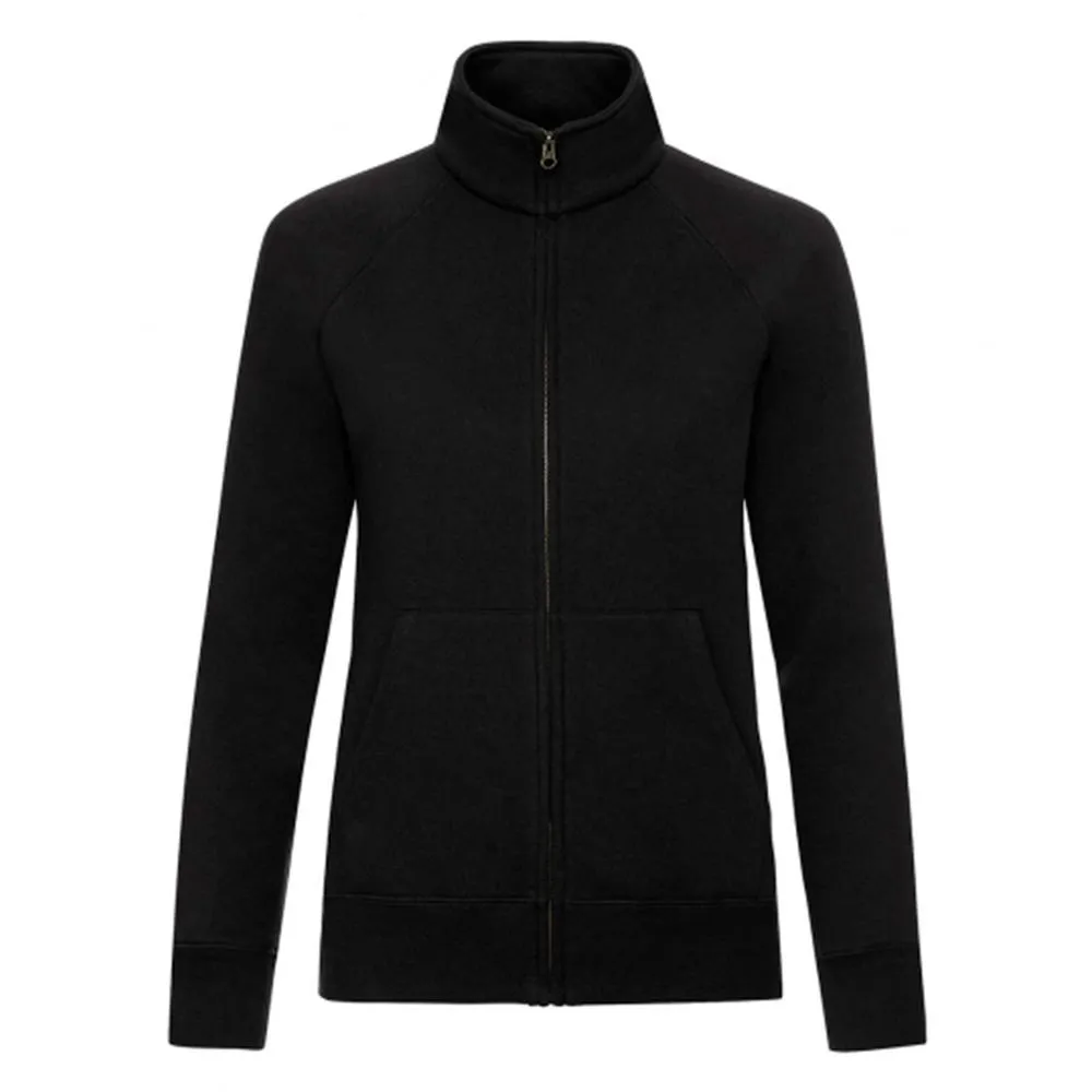 Sudadera Fruit of the Loom con cremallera Premium mujer