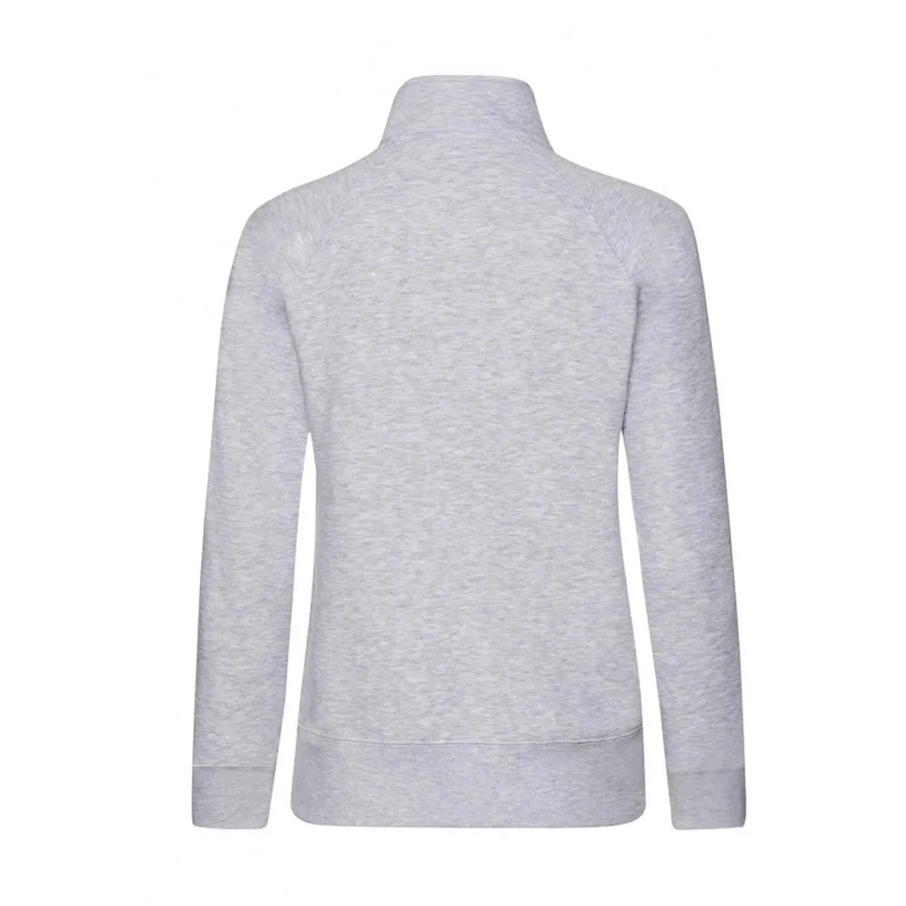 Sudadera Fruit of the Loom con cremallera Premium mujer
