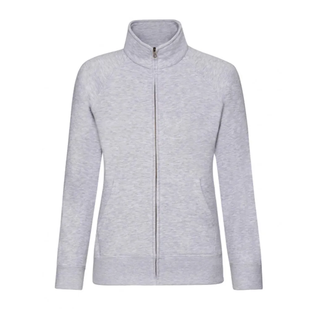 Sudadera Fruit of the Loom con cremallera Premium mujer