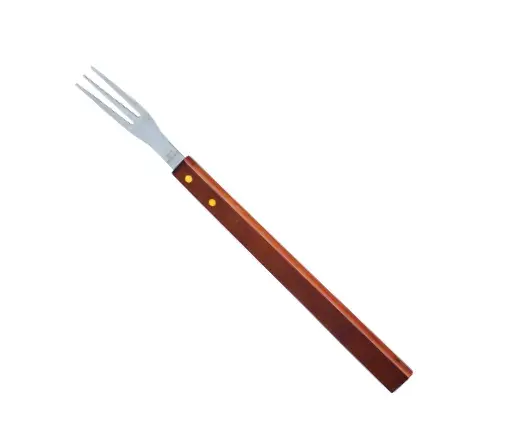 Tenedor de parrilla de madera 39 cm