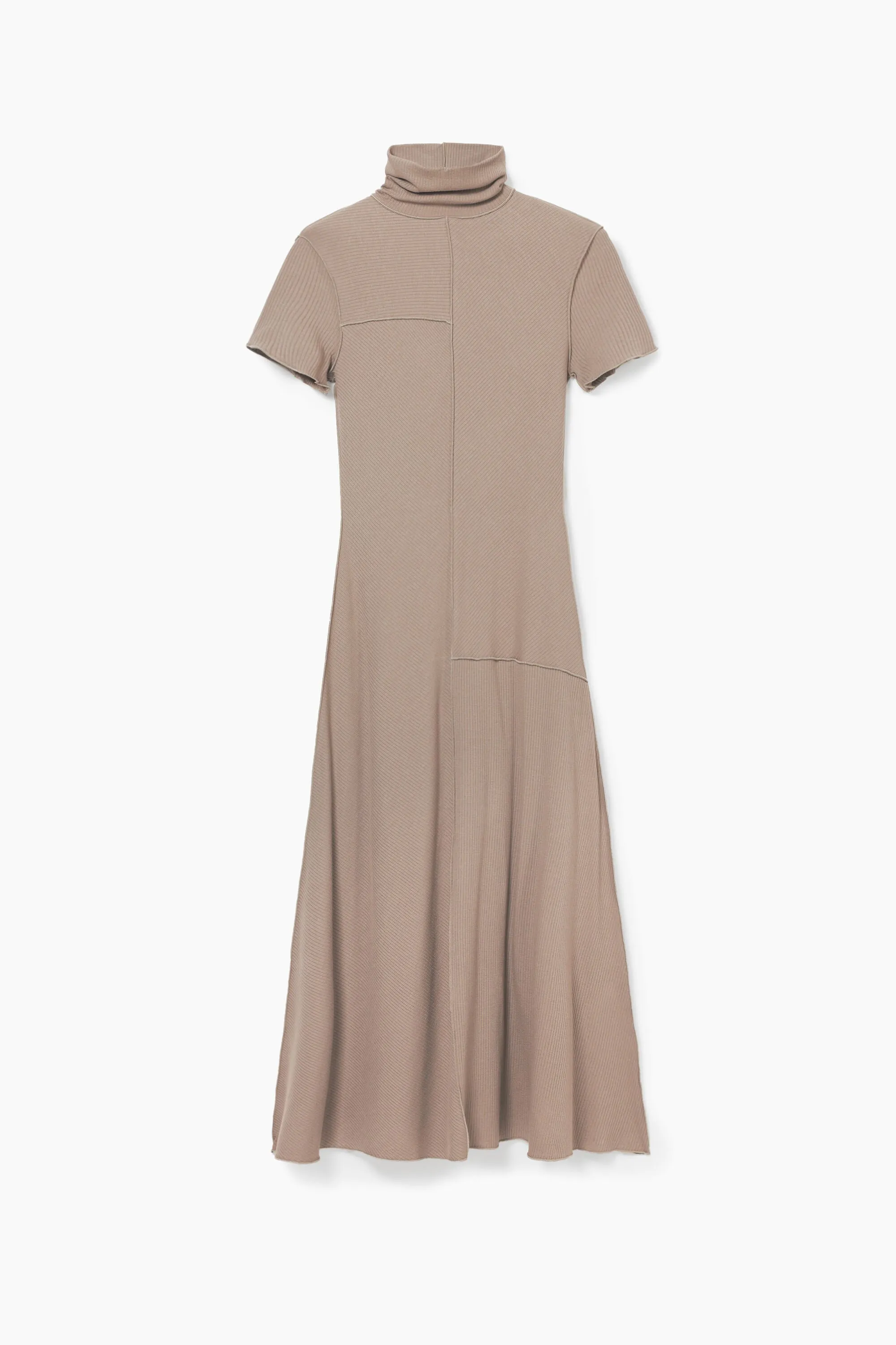 Vestido midi cuello alto