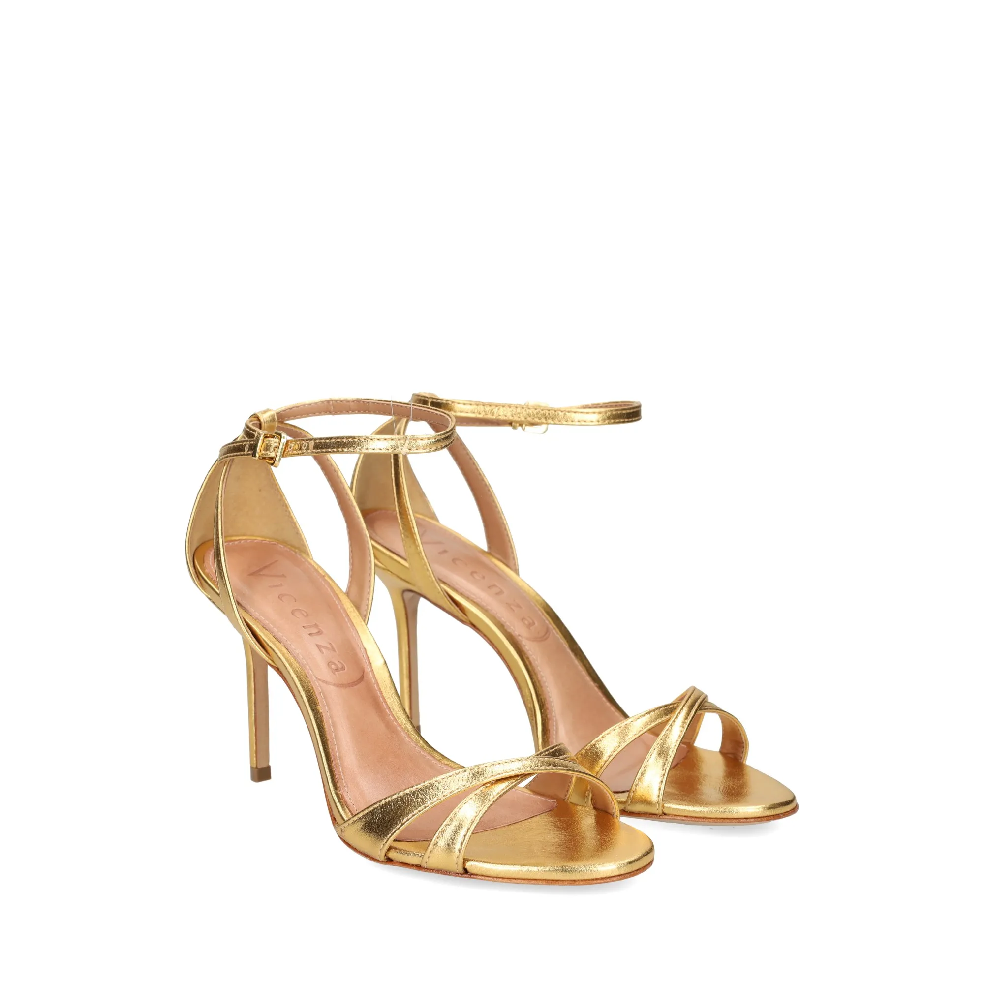 VICENZA Sandalias con tacón de Mujer ORO