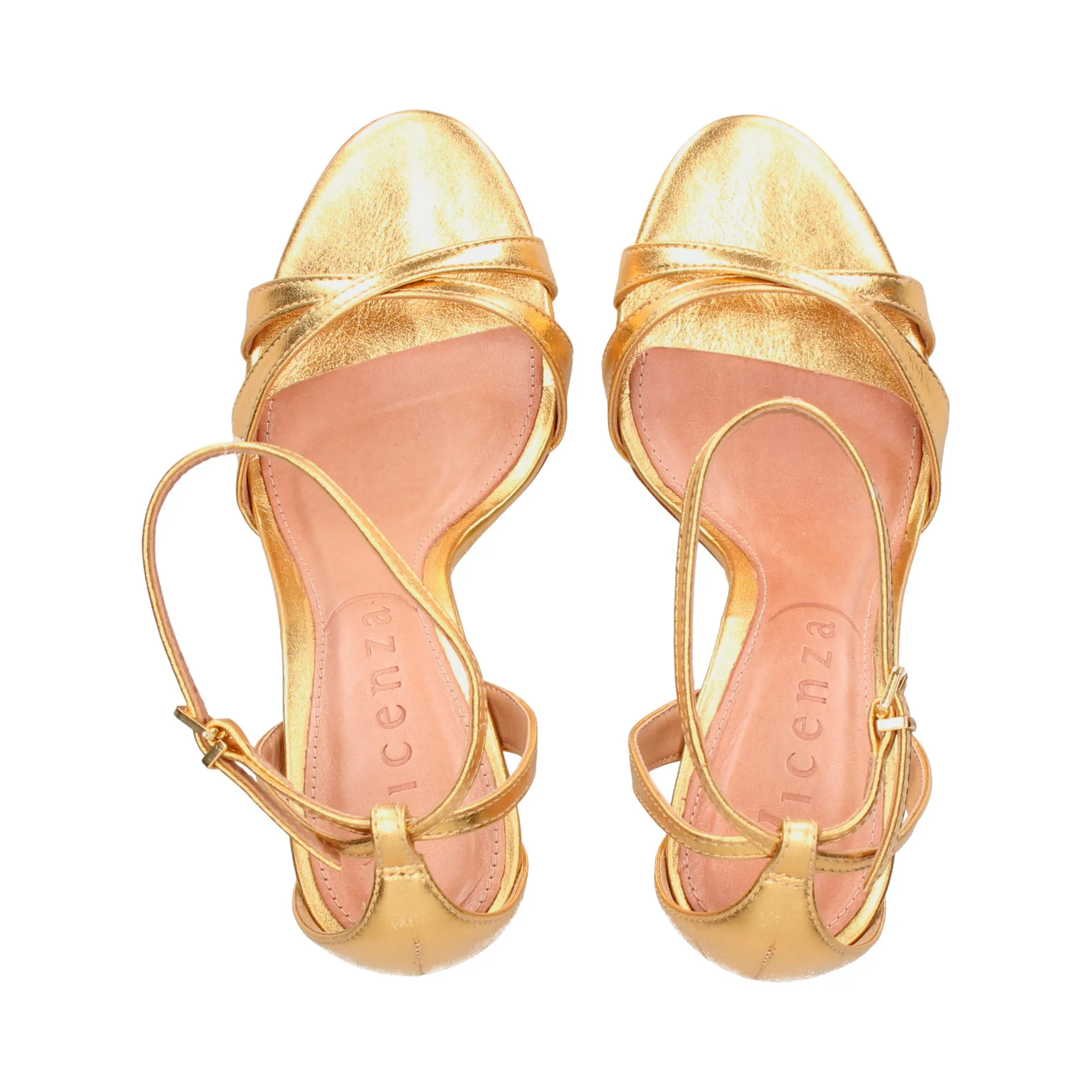 VICENZA Sandalias con tacón de Mujer ORO