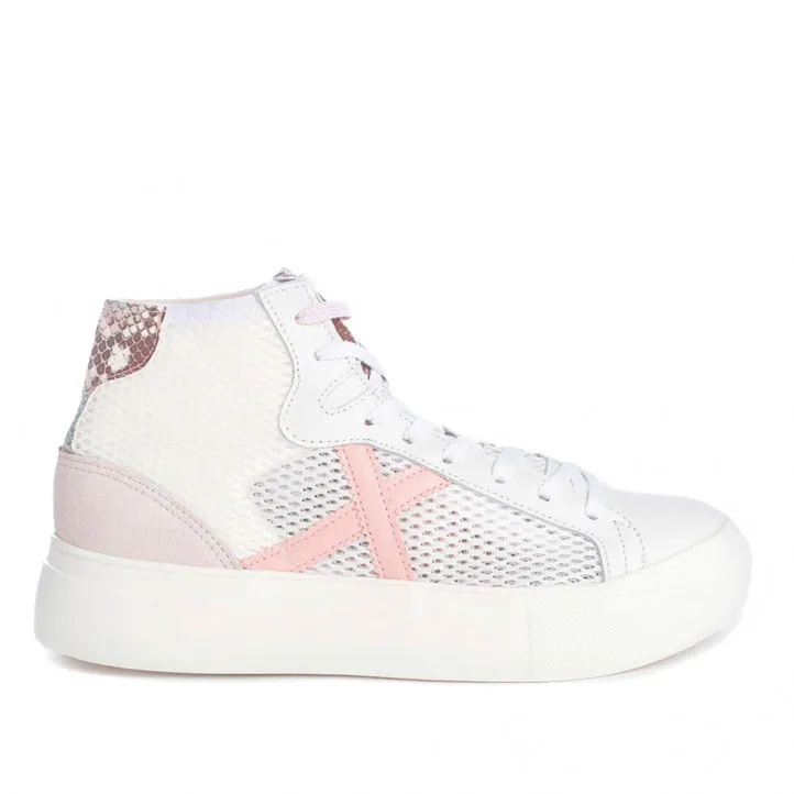 Zapatillas altas Munich nim 08 blancas