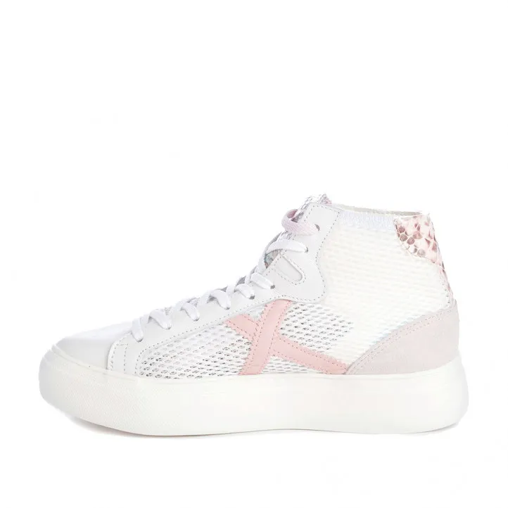 Zapatillas altas Munich nim 08 blancas