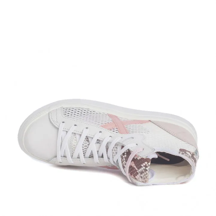 Zapatillas altas Munich nim 08 blancas