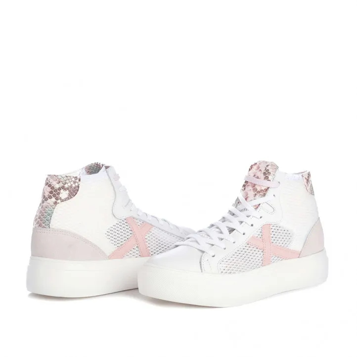 Zapatillas altas Munich nim 08 blancas